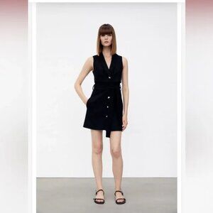 Zara Belted Waistcoat Dress NWOT - Small